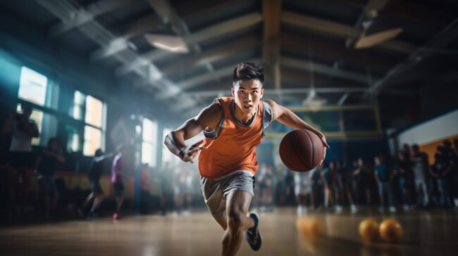 homem-de-tiro-completo-jogando-basquete