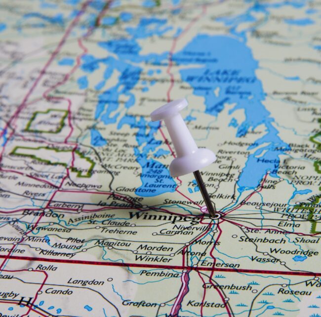 pin in map