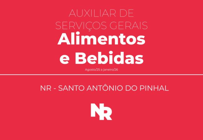 AUXILIAR DE SERVIÇOS GERAIS (ALIMENTOS E BEBIDAS)