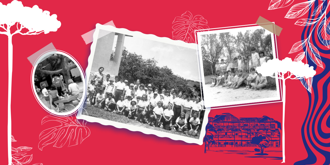 Primeira temporada mista do NR em 1967 com meninos e meninas convivendo e aprendendo juntos